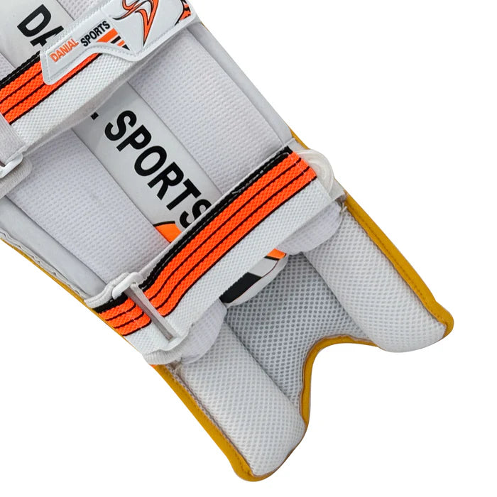 DS 1.0 Yellow Cricket Batting Pads Adult