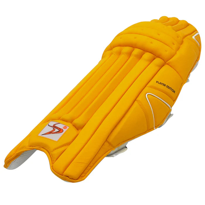 DS 1.0 Yellow Cricket Batting Pads Adult