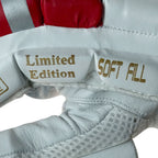Close-up view of the DS 1.1 L.E logo branding on the cuff.