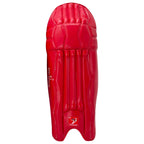 Inner back padding of DS T/20 Cricket Batting Pads Red with cushioned knee bolster lining by Cricketer Point