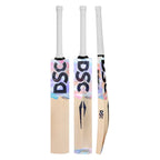  DSC Condor Glider English Willow cricket bat front profile showing traditional shape and clean, professional stickers.