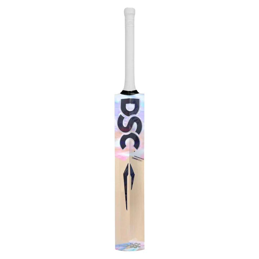 Close-up of Dsc Condor Drive bat toe with protective guard detail

