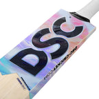 Player holding Dsc Condor Drive English Willow Bat ready to drive

