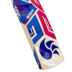 Treble spring short handle with high-quality textured grip on the DSC Intense 75 bat at Cricketer Point.