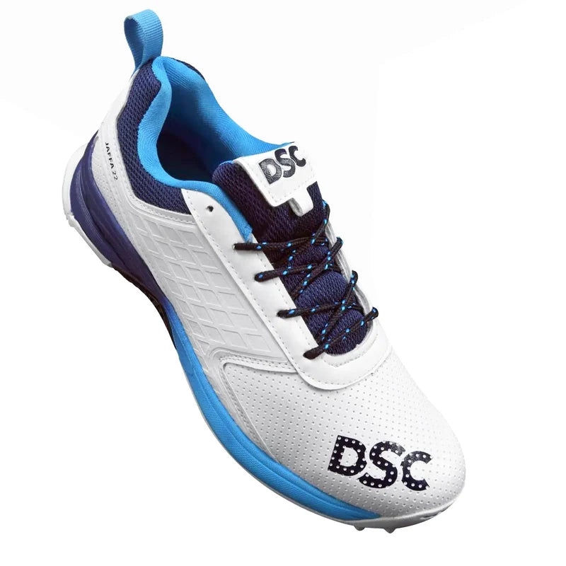 DSC Jaffa 22 Cricket Shoes White / Navy