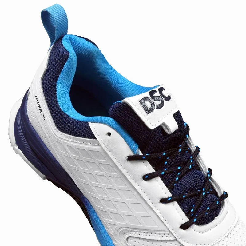 DSC Jaffa 22 Cricket Shoes White / Navy