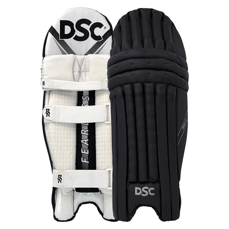 DSC Pro X Batting Leg Guard Black