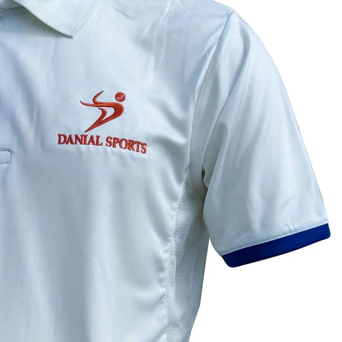 Ds cricket Half Sleves Shirt White