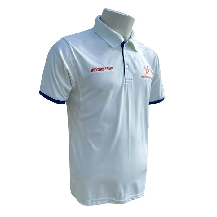 Ds cricket Half Sleves Shirt White