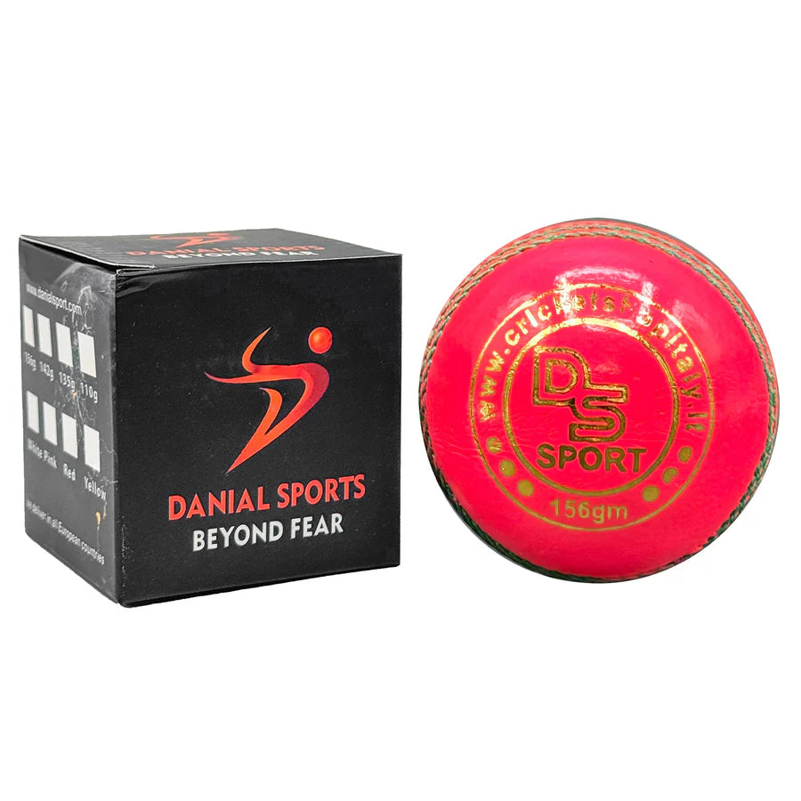 Balle de cricket DS rose