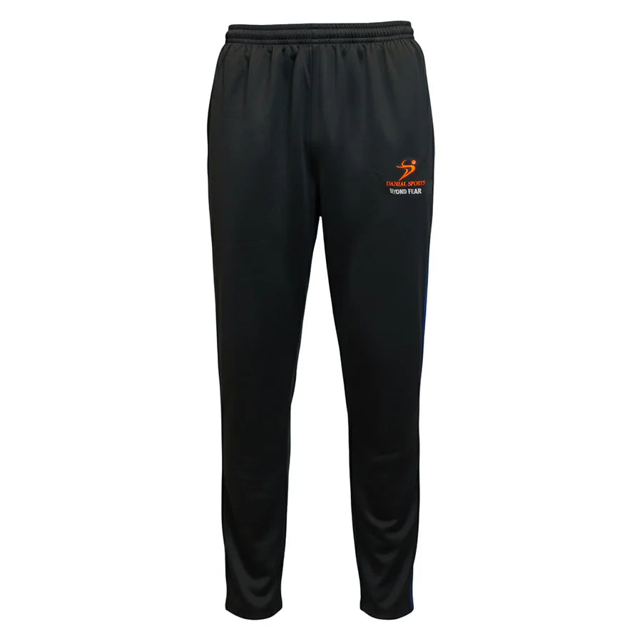 DS 1.0 Trouser Black lightweight cricket pants front view