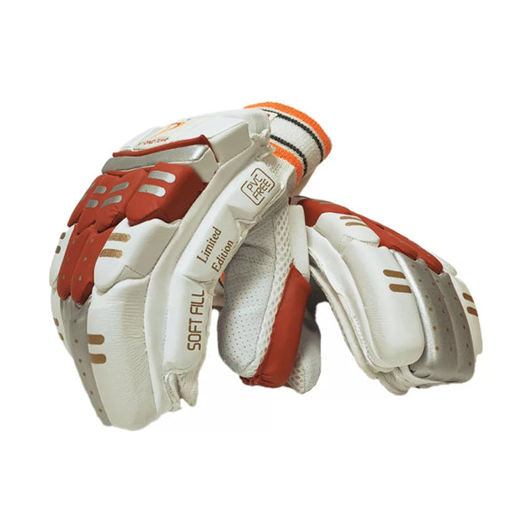 Ds  D 1.0 Batting Gloves Adult ( white/red)