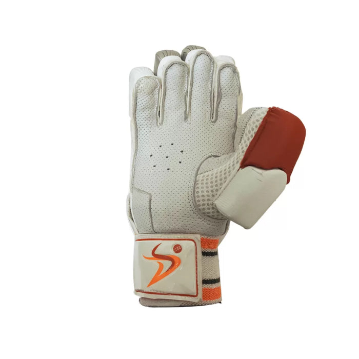 Ds  D 1.0 Batting Gloves Adult ( white/red)