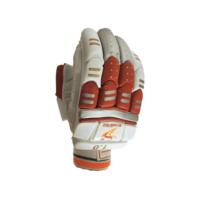 Ds  D 1.0 Batting Gloves Adult ( white/red)