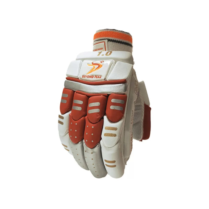 Ds  D 1.0 Batting Gloves Adult ( white/red)