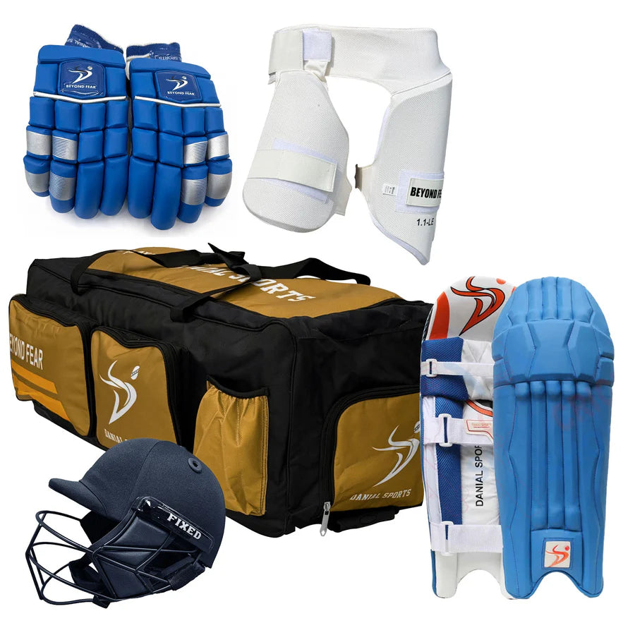 Ds T/20 Pro Cricket Set Without Bat Blue