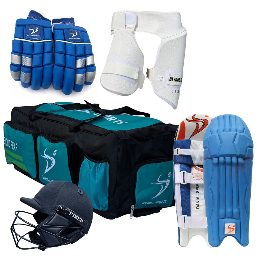 Ds T/20 Pro Cricket Set Without Bat Blue