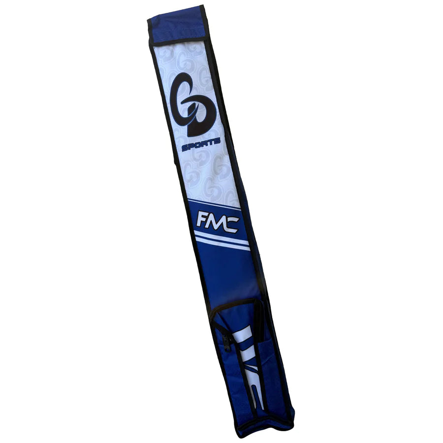 Side view of the Cd & Fmc Tape Ball Bat Cover showcasing its slim profile and lightweight material.