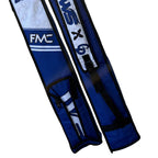 Detailed shot of the opening top fold layout on the durable Cd & Fmc Tape Ball Bat Cover.