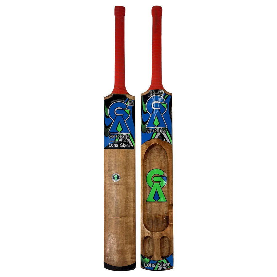GA Double scoop Long sixer Red tennis bat
