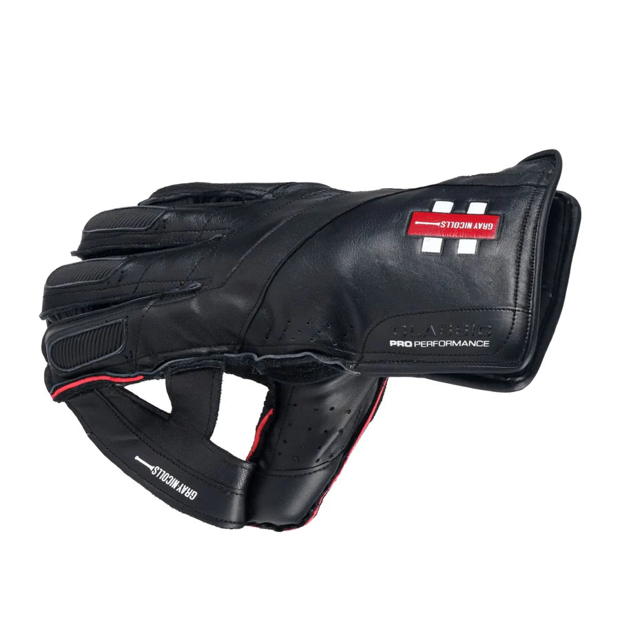 Gray Nicolls Classic Pro Performance Wicketkeeping Glove - Black