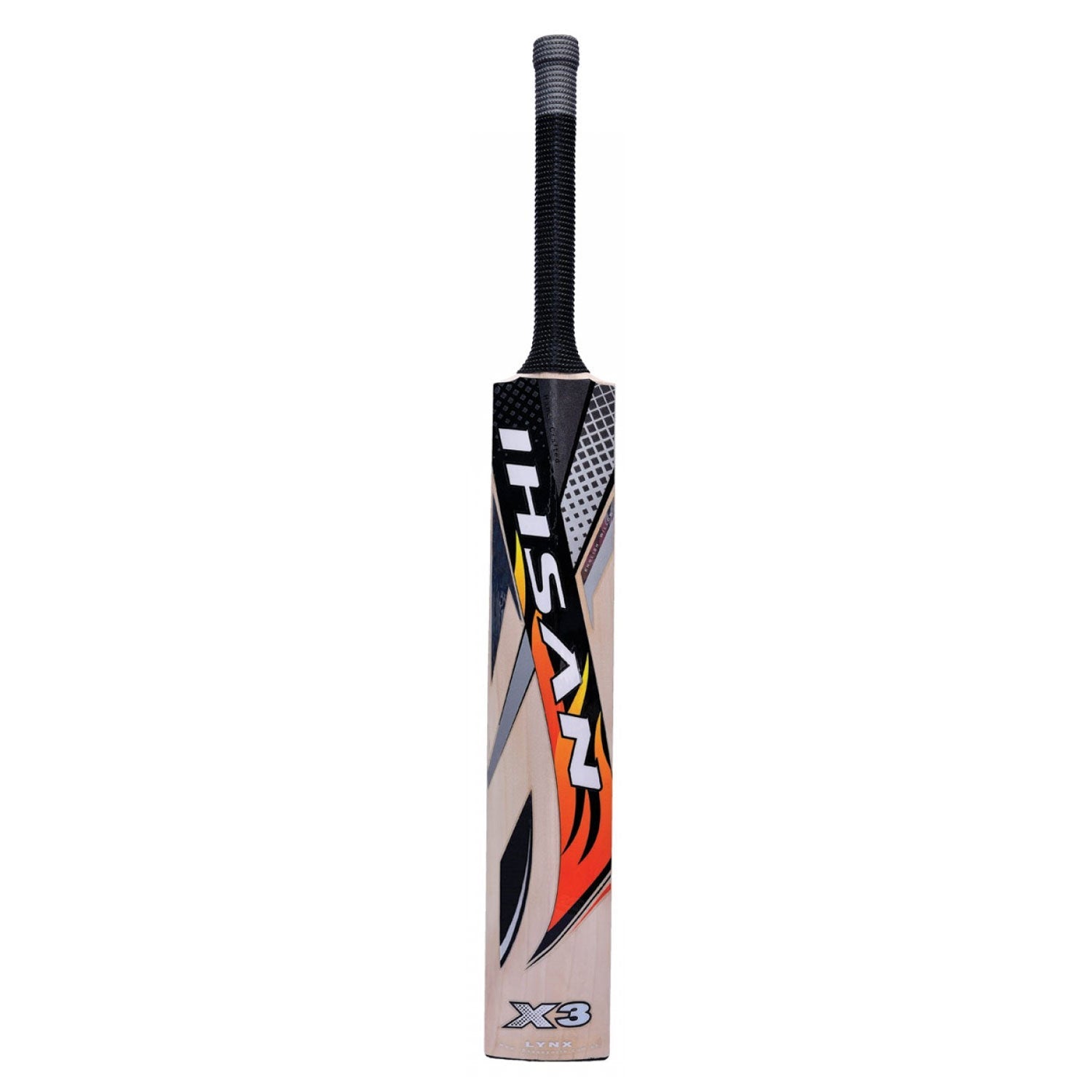 Professional cricketer holding Ihsan Lynx X3 Premium Grade 1 bat