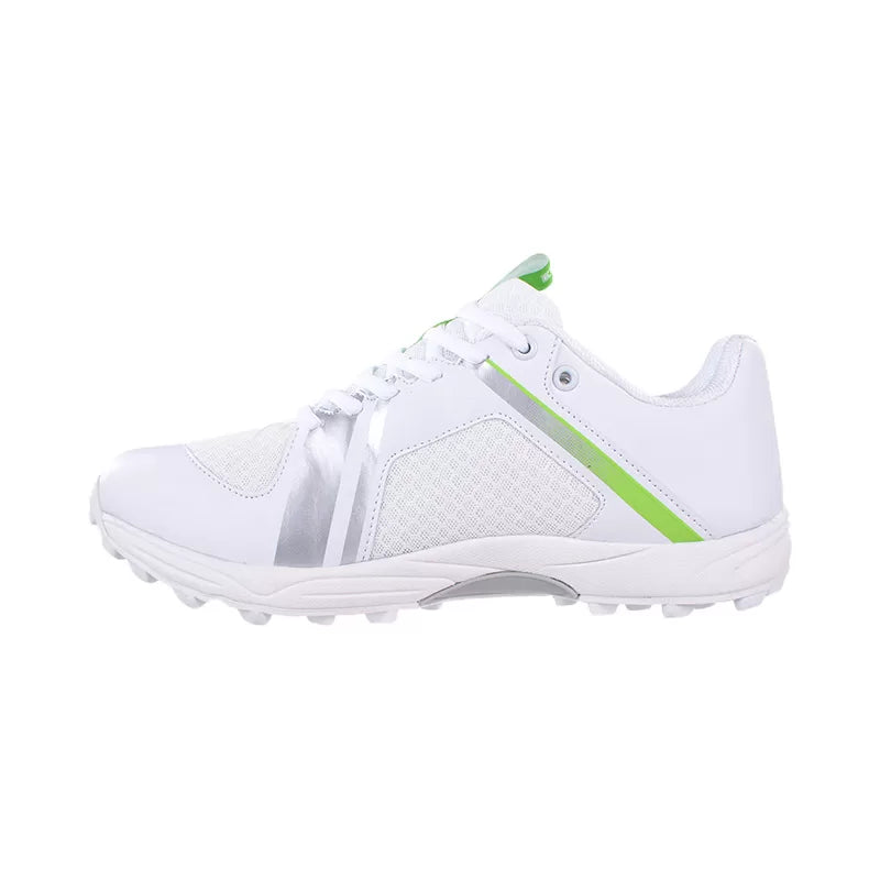 Kookaburra KC 3.0 Rubber Sole Cricket Shoe  WHITE/LIME