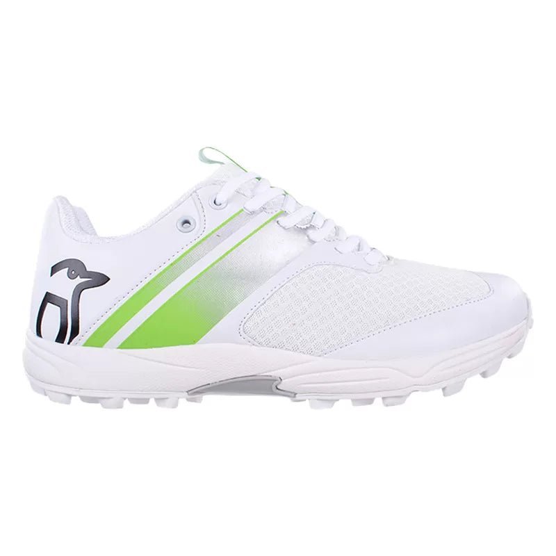 Kookaburra KC 3.0 Rubber Sole Cricket Shoe  WHITE/LIME