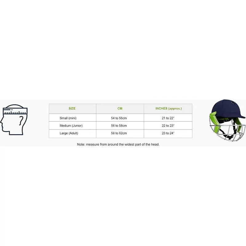 Kookaburra Pro 1200 Cricket Helmet NAVY