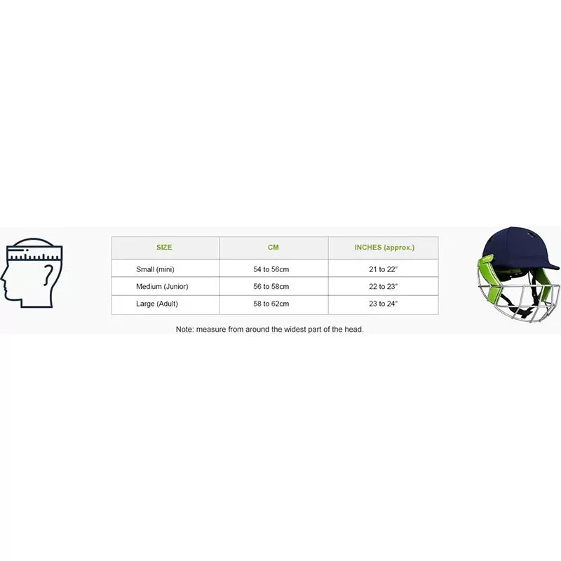 Kookaburra Pro 1500 Cricket Helmet Navy