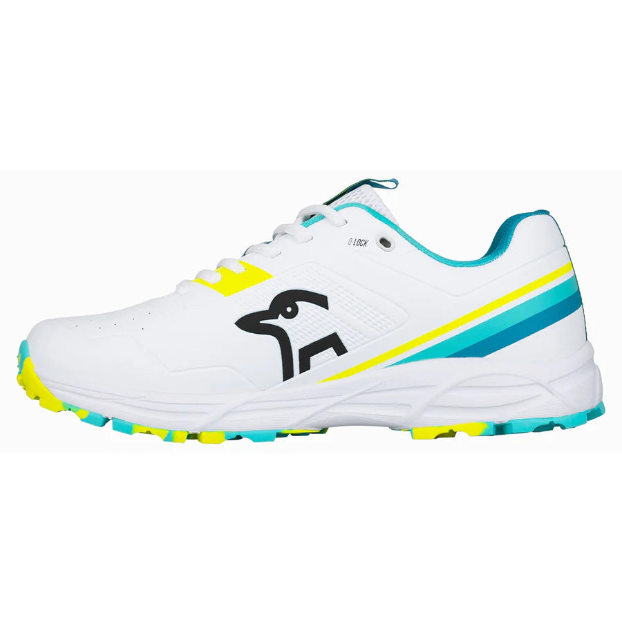 Close-up of Kookaburra KC 3.0 premium rubber outsole with ultra-traction for synthetic surfaces