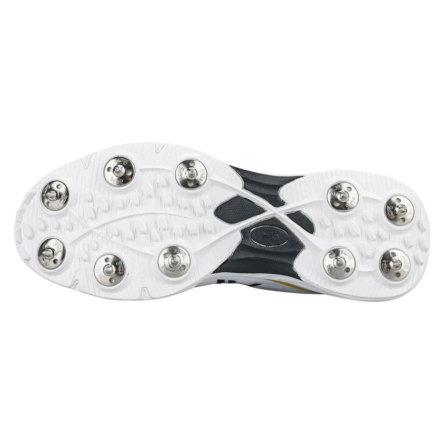 Sleek design of the Kookaburra KC 3.0 spikes, available online at Cricketer Point.

