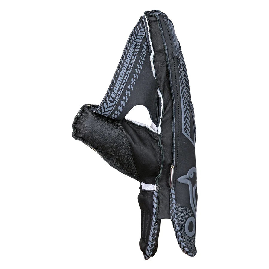 Side angle showing the premium aniline sheep leather palm and durable finger protection.

