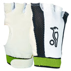 Kookaburra Gepolsterte, fingerlose Wicketkeeping-Innenschuhe aus Chamois