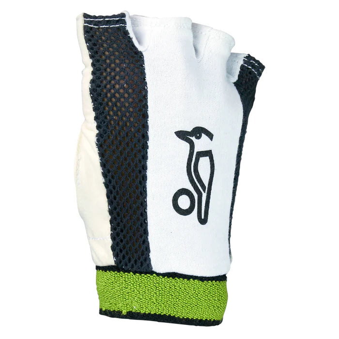 Kookaburra Gepolsterte, fingerlose Wicketkeeping-Innenschuhe aus Chamois