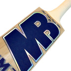 Full-length front and back presentation layout of the MB Malik UMZ Vintage 5 Star English Willow Cricket Bat.