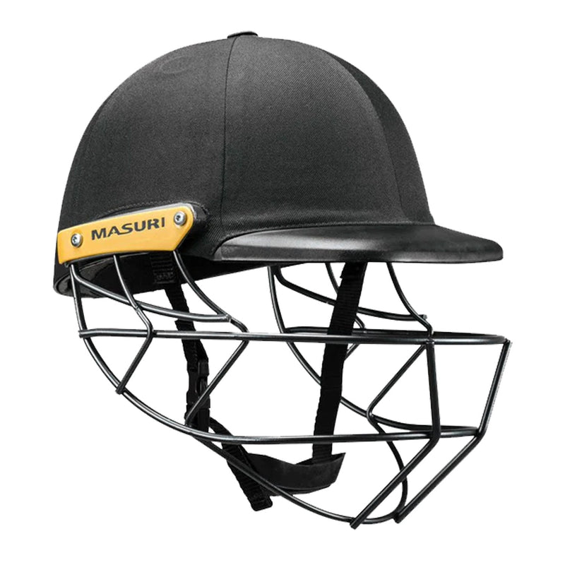 Masuri C Line Plus Steel Cricket Helmet Black