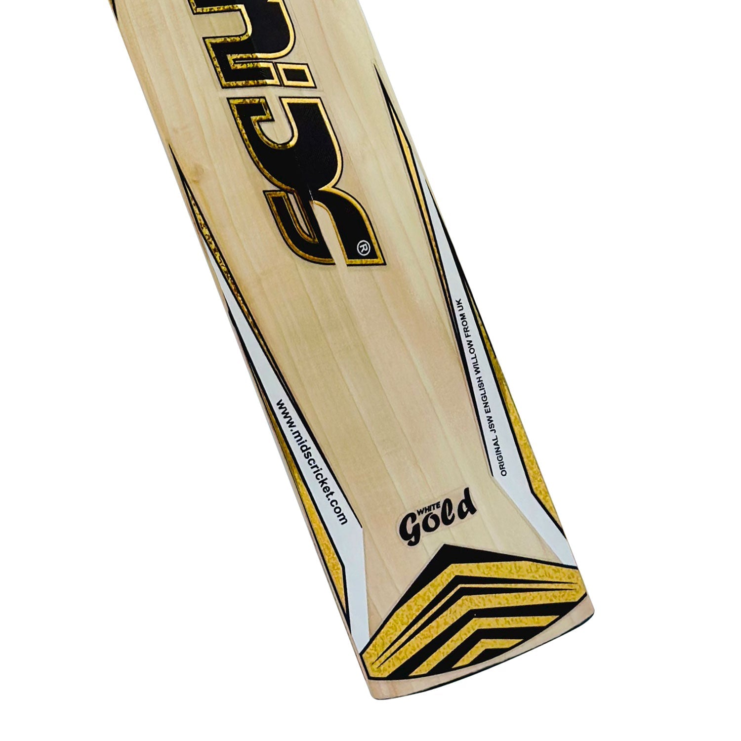Mids White Gold English Willow Cricket Bat