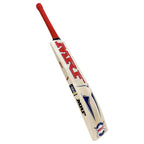 MRF Elegance bat side profile showing thick edges and curved blade