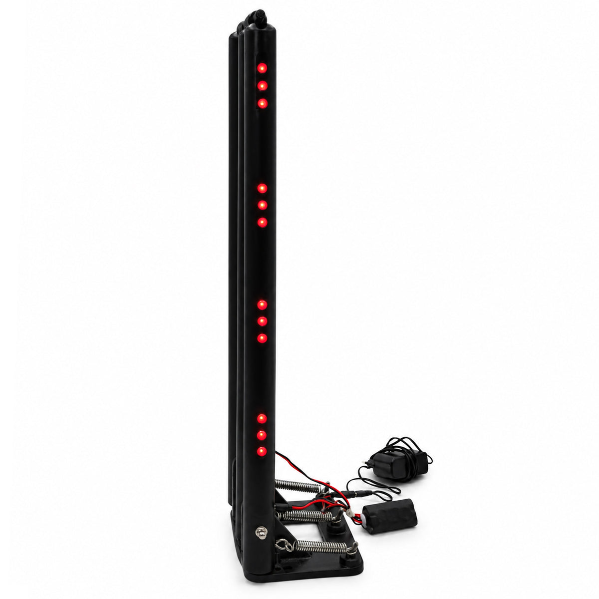 SIde View Premium LED Spring-Return Cricket Stumps

