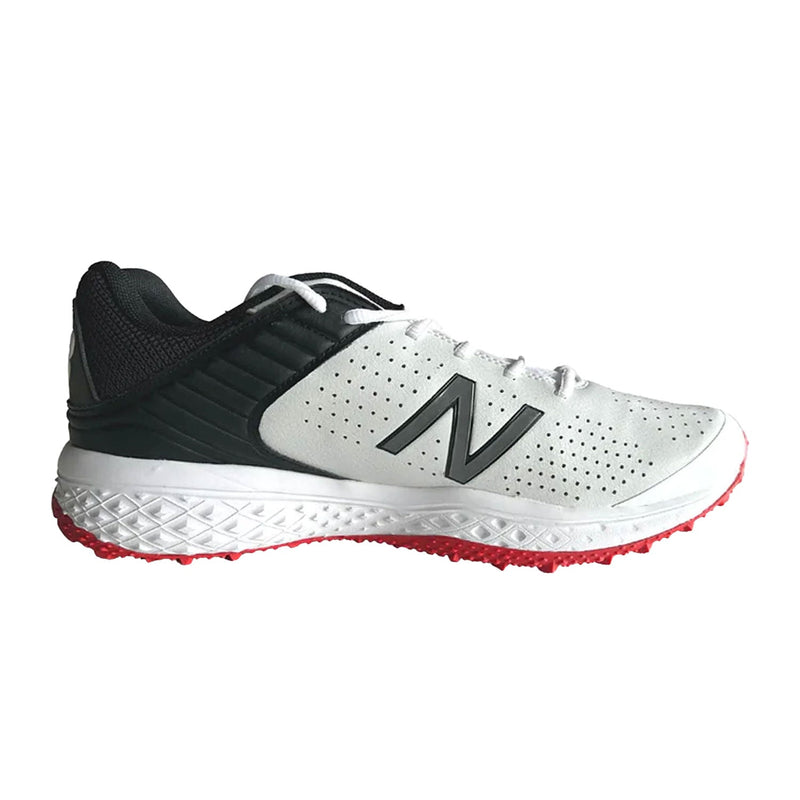 New Balance CK 4020 k4 Rubber Cricket Shoes - White/Red