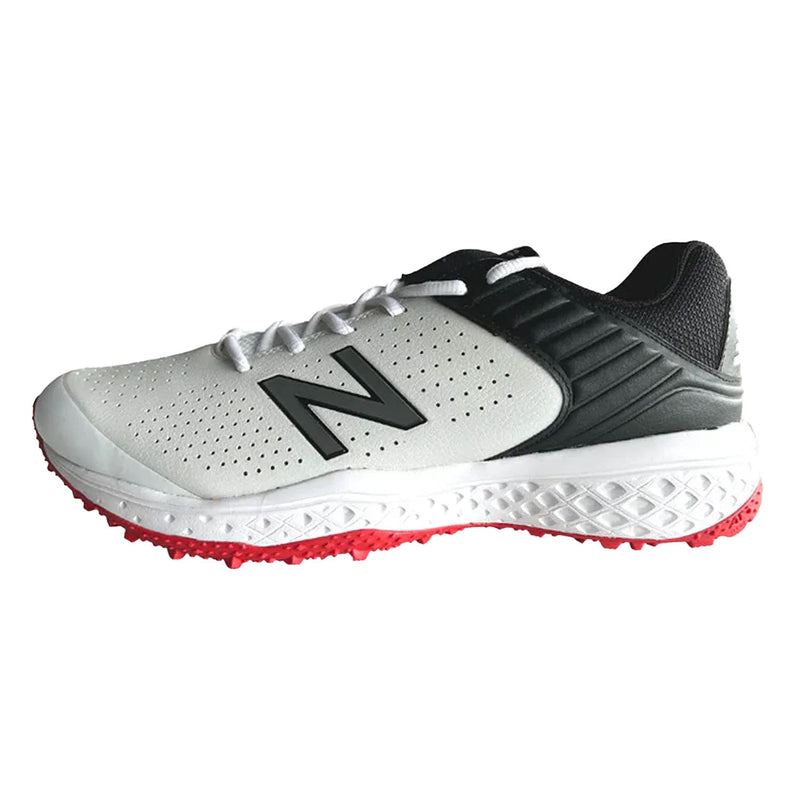 New Balance CK 4020 k4 Rubber Cricket Shoes - White/Red