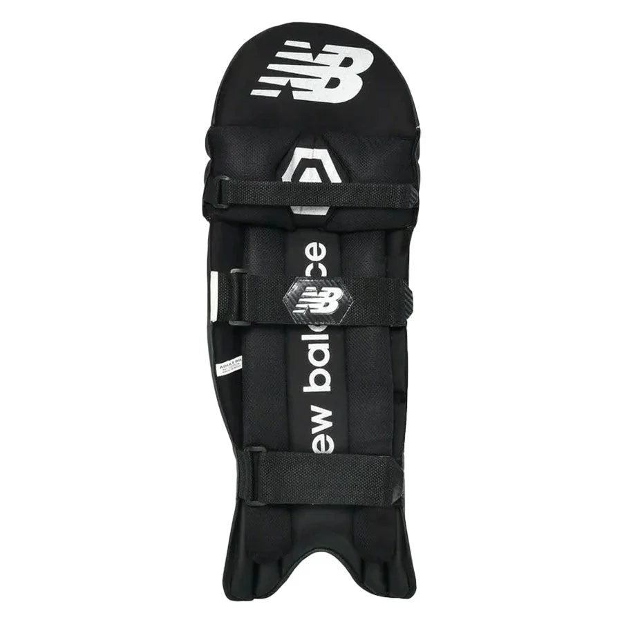 Side profile of New Balance CS 8i Batting Pads highlighting the high-density foam wing protection panels.