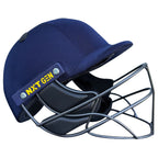 Internal perspective displaying the moisture-wicking brow pad inside the Next Generation Pro Max Cricket Helmet shell.