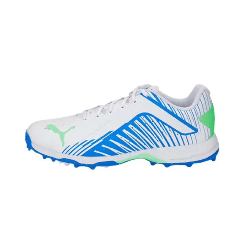 Puma 22 FH Rubber Cricket Shoes Puma White-Bluemazing