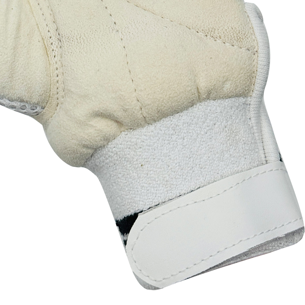 Breathable mesh backhand with Puma logo on cricket wicket keeping inner glove.
