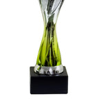 Rio Vista Silver & Green Metal Bowl Trophy Cup