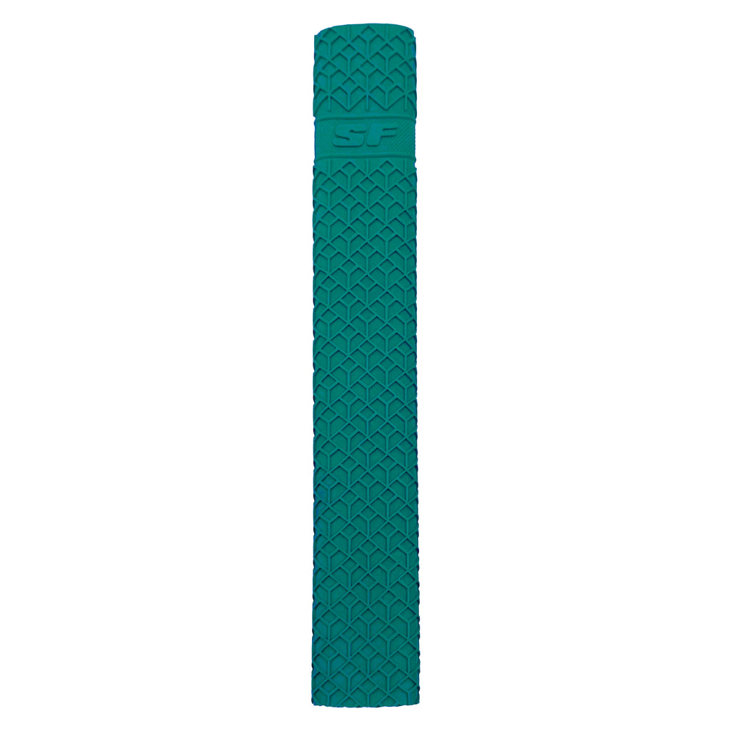 SF Panther cricket bat grip in teal green color.