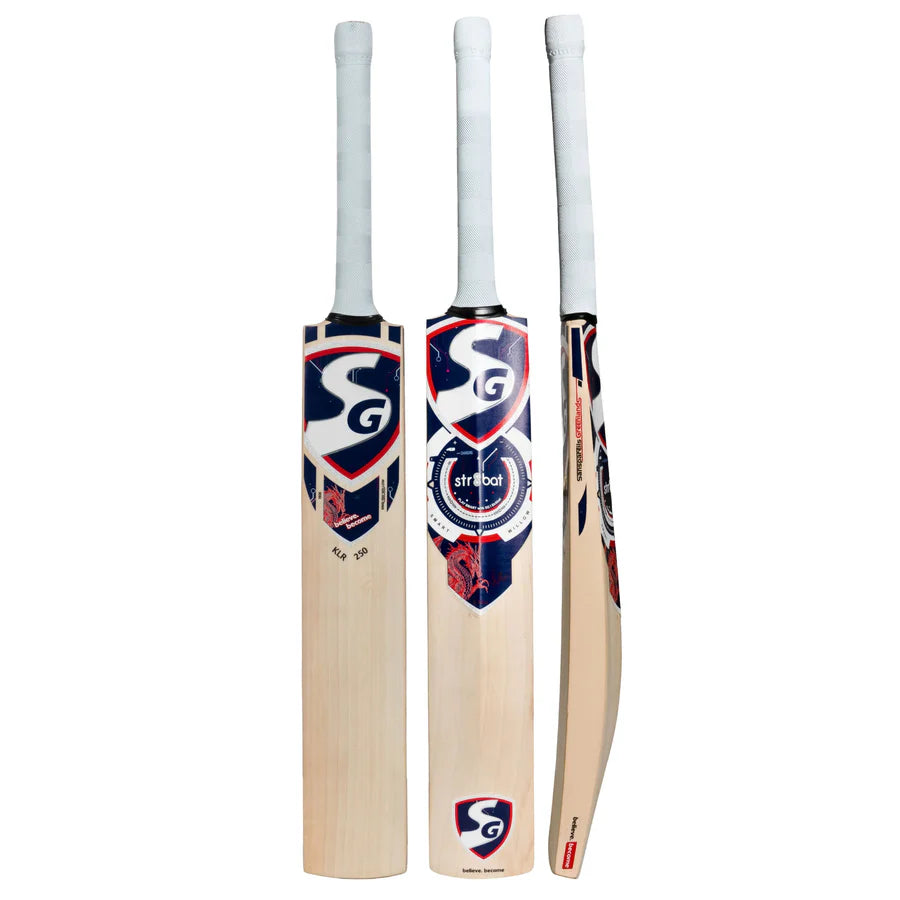 SG KLR 250 English Willow Cricket Bat with integrated Str8bat sensor