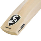 Detailed grip view of SG Savage Xtreme bat showing new camo color grip designed for firm control — Cricketer Point.